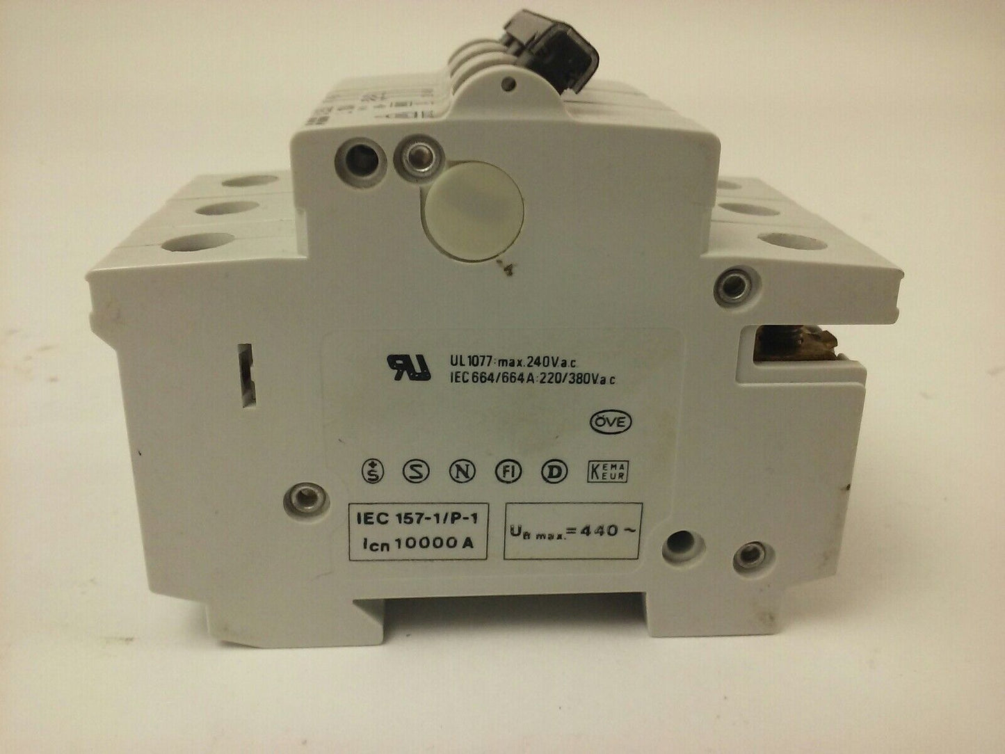 ABB, S253, L 10A, CIRCUIT BREAKER, Nr.15, 3P, 220/380VAC, MAX 240VAC, NEW, S2