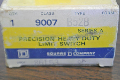 SQUARE D 9007 B52B, Ser. A HEAVY DUTY LIMIT SWITCH / NEW SURPLUS