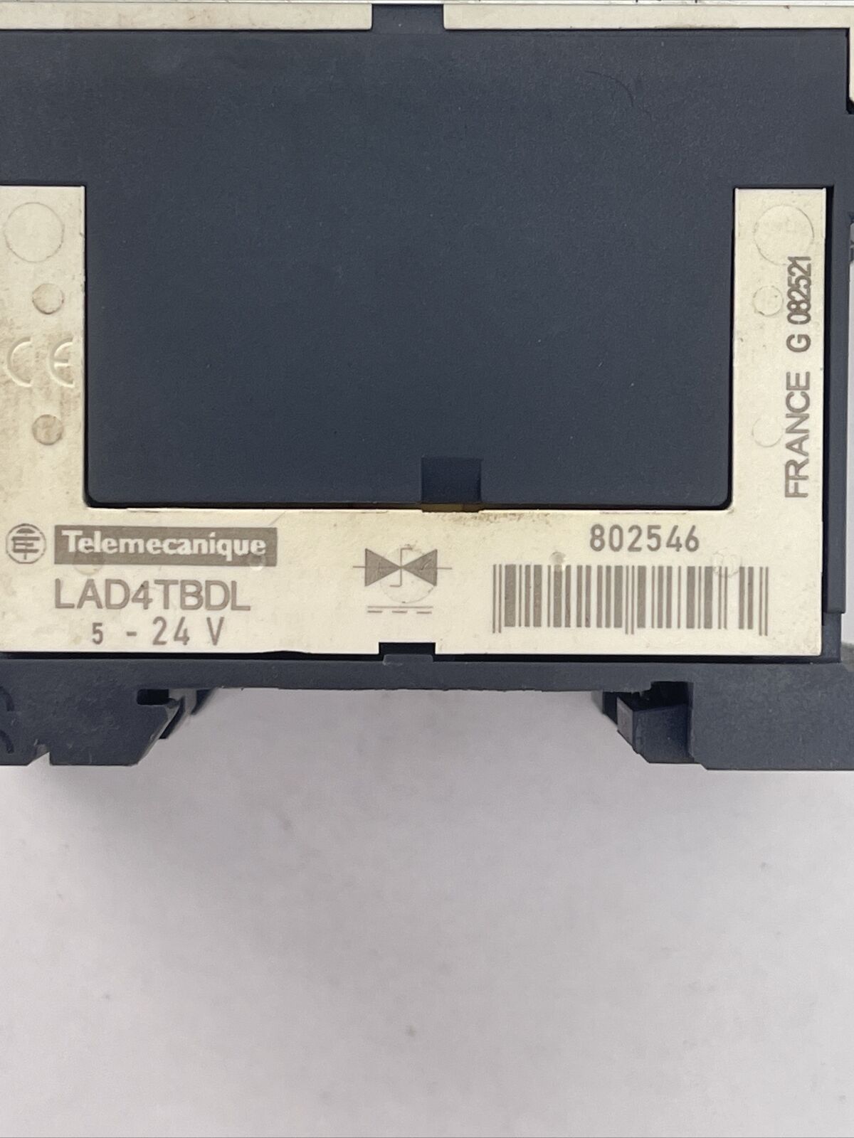 TELEMECANIQUE CAD50BD CONTACTOR 10A 600VAC COIL 24VDC LAD4TBDL 5-24V LADN22 LA1