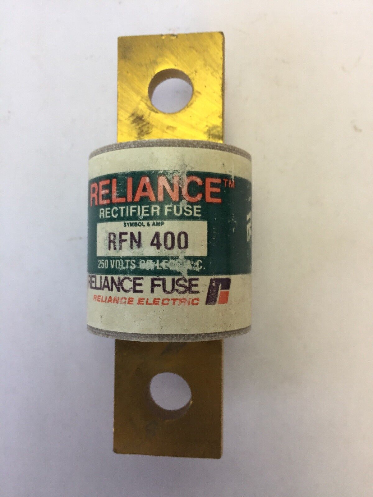 RELIANCE RFN400 RECTIFIER FUSE 400 AMP 250 VOLTS