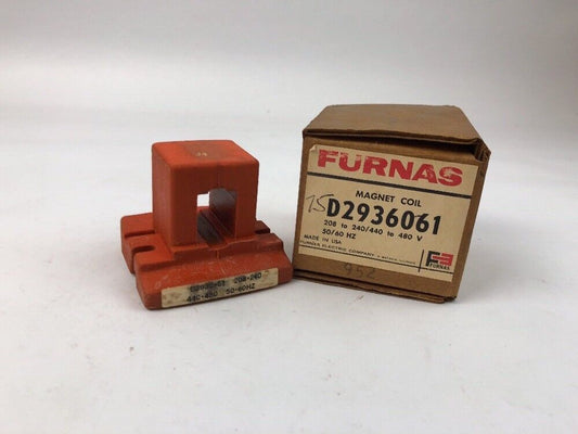 Furnas D2936061 Magnetic Coil 208/240 V 50 HZ 440/480 V 60 Hz