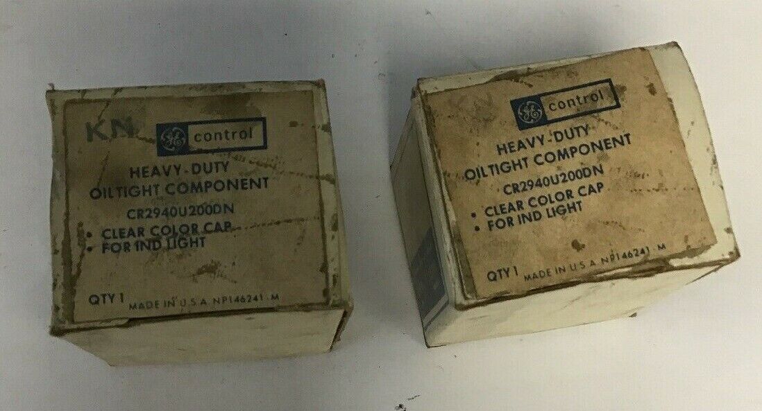 GENERAL ELECTRIC CR2940U200DN CLEAR COLOR CAP***LOTOF2***