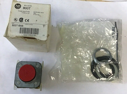 ALLEN BRADLEY 800T-B6B SERIES T TYPE 4,13 EXTENDED HEAD RED