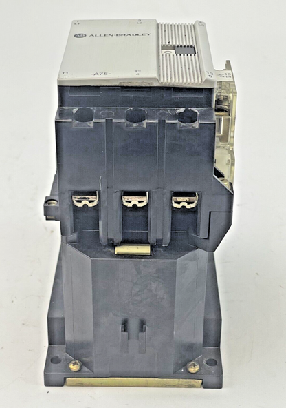 ALLEN-BRADLEY-100A75NZ*3 SER. B-24V COIL, 75A, 600VAC, 3 POLE & 195-GA10 SER. A