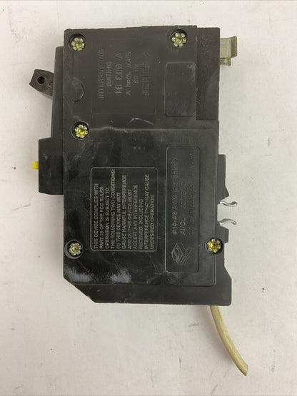 SQUARE D QO120GFI GROUND FAULT CIRCUIT BREAKER 1POLE 20AMP 120VAC