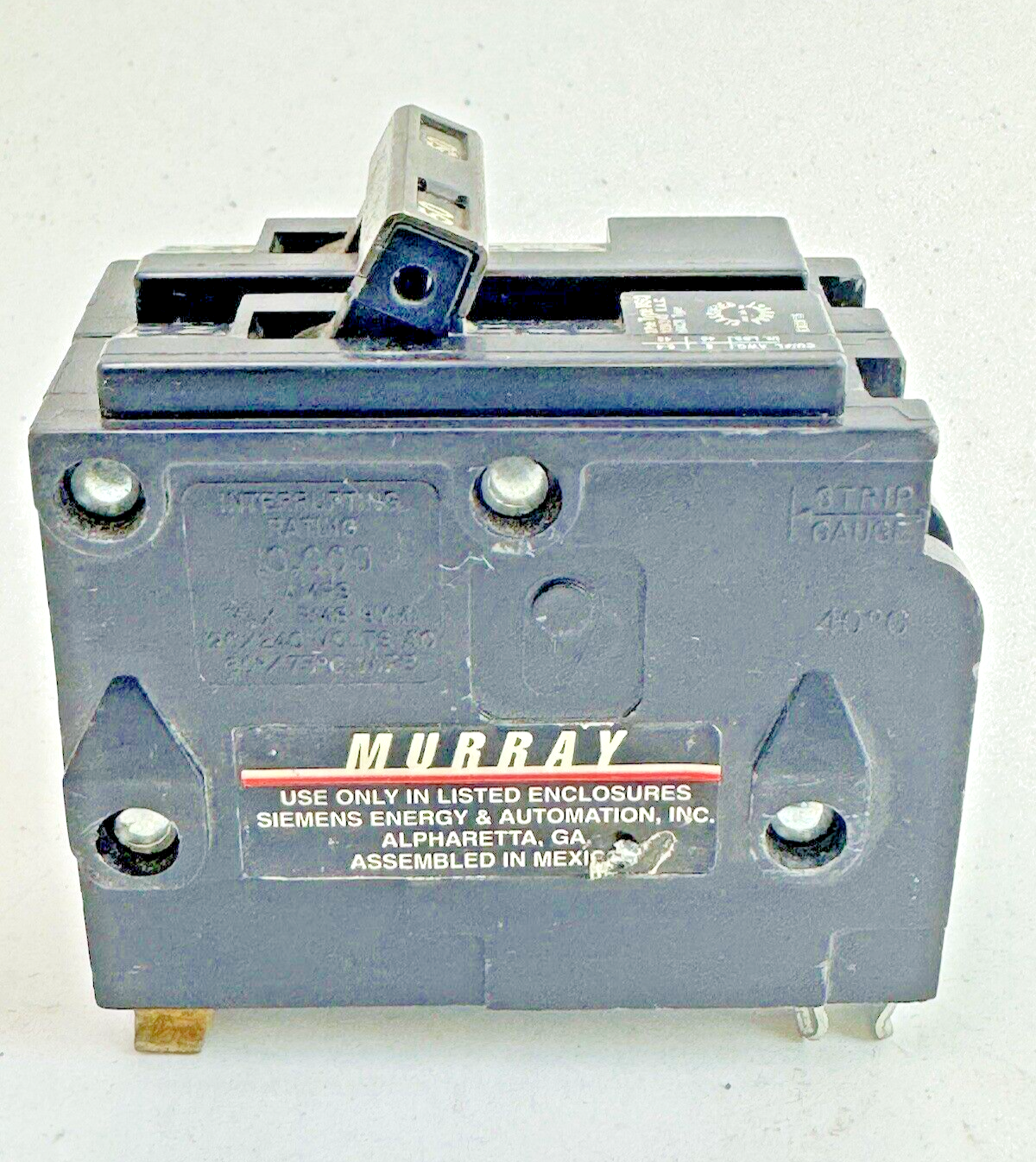 MURRAY - MQ250 - COMMON TRIP CIRCUIT BREAKER - 50A, 2 POLE, 240 VAC, MQ-250