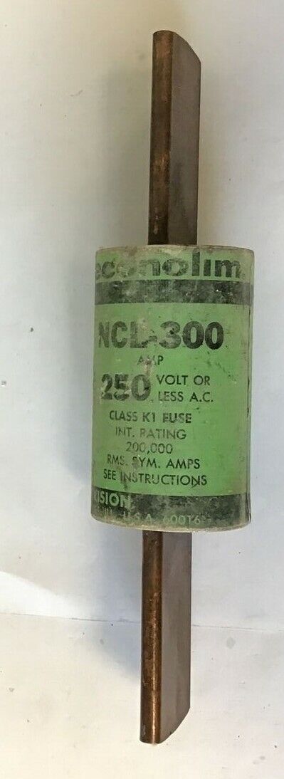 ECONOLIME NCL-300 FUSE CLASS K1 250VAC