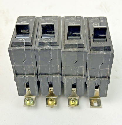 GE *LOT OF 4* - THQB1130 - BOLT-ON CIRCUIT BREAKERS - 1 POLE/240VAC/30A-SEE DESC