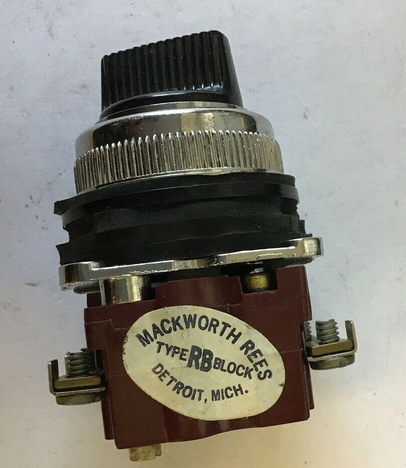 REES F-201 SELECTOR SWITCH TYPE RB BLOCK