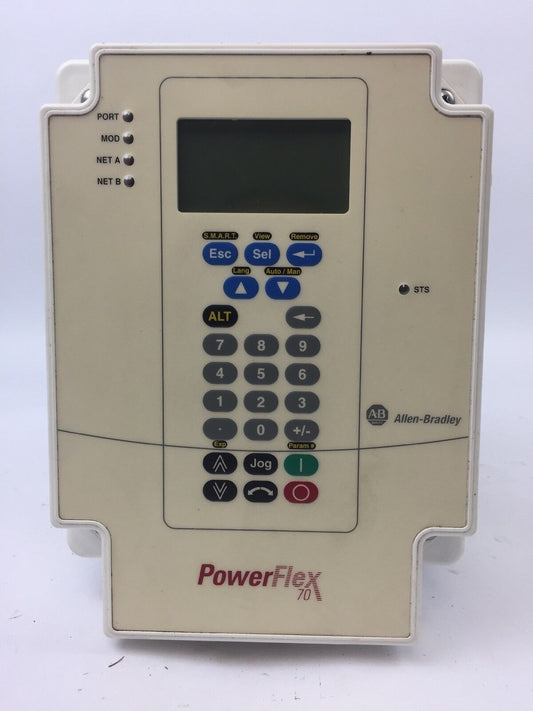 ALLEN BRADLEY POWER FLEX 70 20A D 3P4 C 3 AYYANNN SERIES A 3 PHASE 480 V