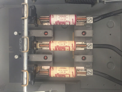 GOULD I-T-E F353H-CH FUSIBLE SAFETY SWITCH 600VAC 250VDC 100AMP 3PH 75HP 3 POLE