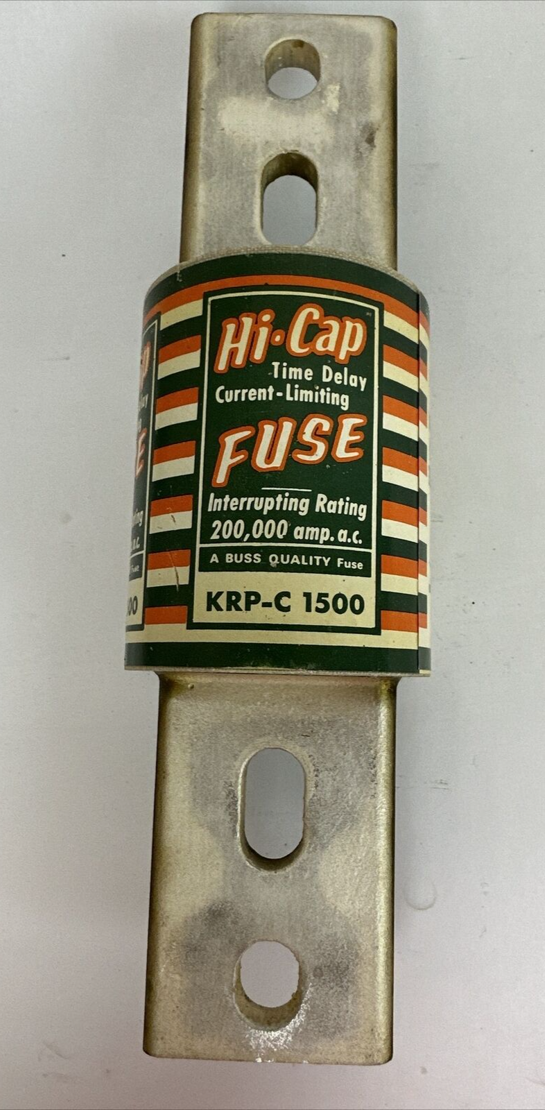 BUSS KRP-C 1500 HI-CAP TIME-DELAY CURRENT-LIMITING CLASS J FUSE 1500AMP 600VAC