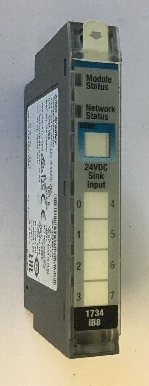 ALLEN BRADLEY 1734-IB8 SINK INPUT 24VDC SER.D
