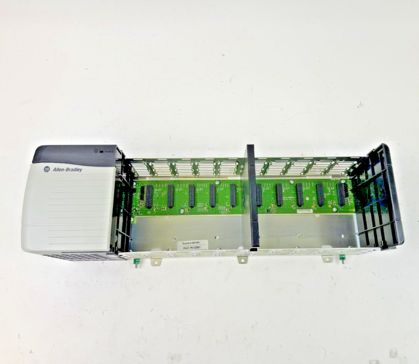 ALLEN-BRADLEY - 1756-PB75 SER. B - CONTROLLOGIX 24 VDC POWER SUPPLY & 1756-A10/C
