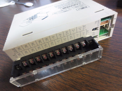 OMRON CS1W-AD041-V1 A/D UNIT - PLC ANALOG I/O MODULE - 4PT, MISSING "SCREEN"