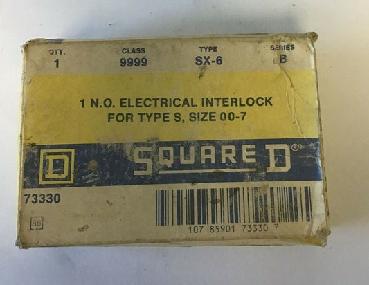 SQUARE D 9999 SX-6 SERIES B ELECTRICAL INTERLOCK NEMA A600*