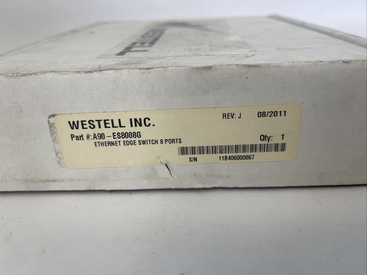 WESTELL A90-ES8008G ETHERNET MAGED SWITCH 8 PORTS GIG REV J