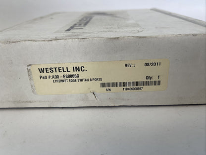 WESTELL A90-ES8008G ETHERNET MAGED SWITCH 8 PORTS GIG REV J
