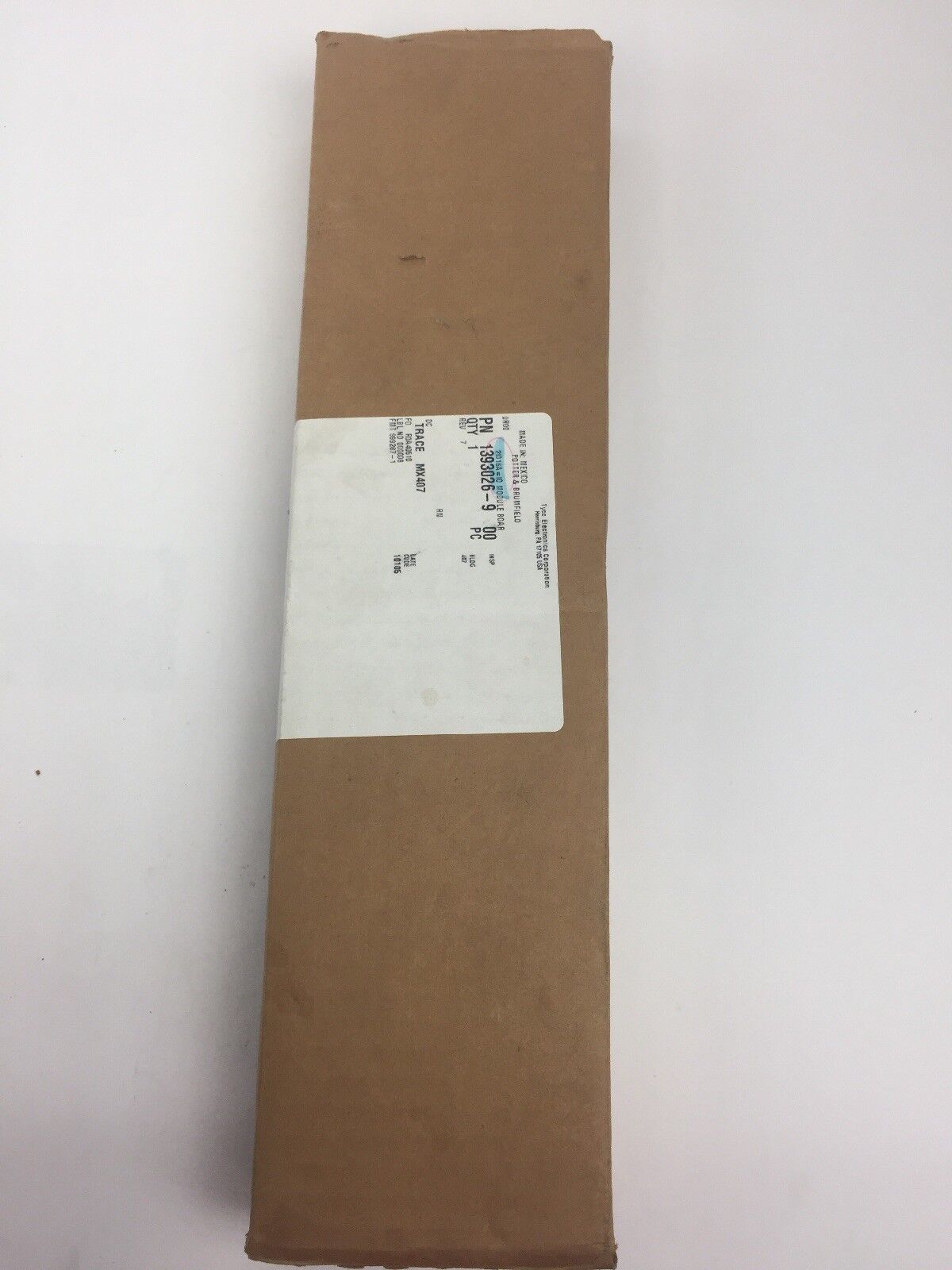 POTTER & BRUMFIELD 210-16A MODULE 250V 50/60HZ .4A W/JUMPER 125V 50/60HZ W/FUSE