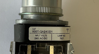 ALLEN BRADLEY 800T-QA24GD1 PUSHBUTTON GREEN SER.T 24VAC/DC