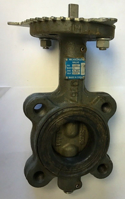 MILWAUKEE VALVE CL223 W/O LEVER EPDM AL-BRZ CI