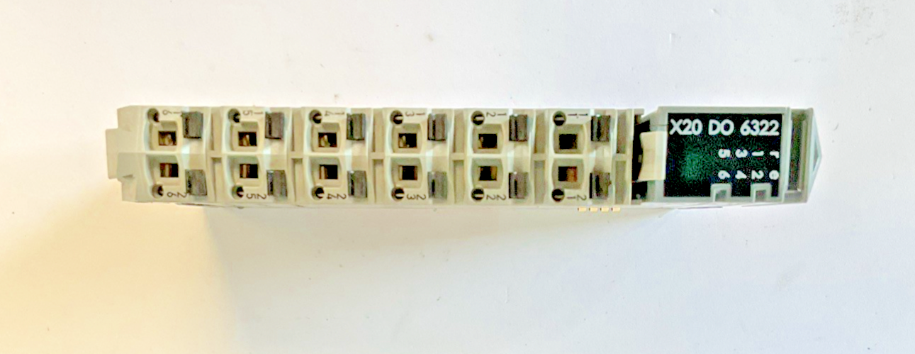 B&R X20 D0 6322 DIGITAL OUTPUT PLC REV.H0 / X20 BM 11 REV. G0 BASE