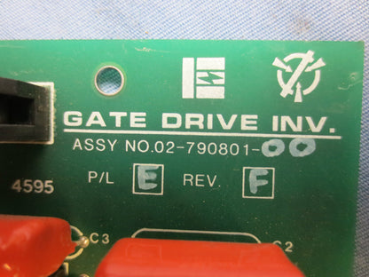 LIEBERT 02-790801-00 Rev. F - GATE DRIVER BOARD "GATE DRIVE INV"