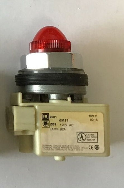 SQUARE D 9001KP11R9 PILOT LIGHT RED CAP