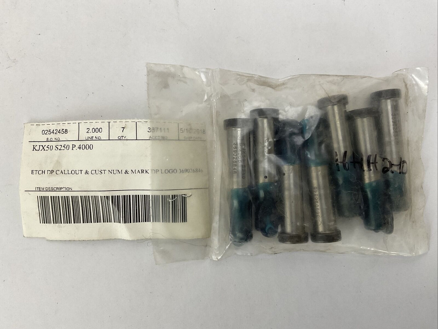 DAYTON KJX50 S250 P.4000 PUNCH (BAG OF 7)