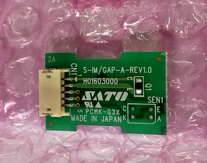 SATO S-IM/GAP-APCB PRINTER BOARD/GAP SENSOR R10197000 S-IM/GAP-REV1