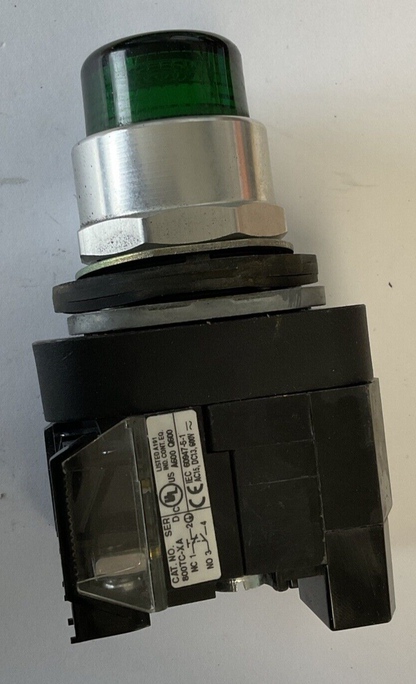 ALLEN BRADLEY 800TC-PBH16G PUSH BUTTON SER.U 120V 50/60HZ W/800TC-XA & 800T-N326