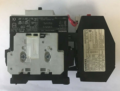 SIEMENS 3TF4422-0A..1 CONT.W/AUX CONTACT 3TY756-1A&3TY75611B W 3UA5500-1J RELAY