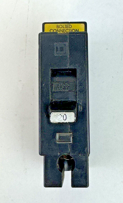 SQUARE D - EHB14020 - BOLT-ON CIRCUIT BREAKER - 1 POLE/20 A/ 277 VAC/ TYPE EHB4