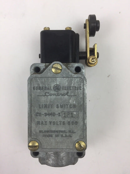 GE CR9440K1P1 LIMIT SWITCH 600 MAX VOLTS