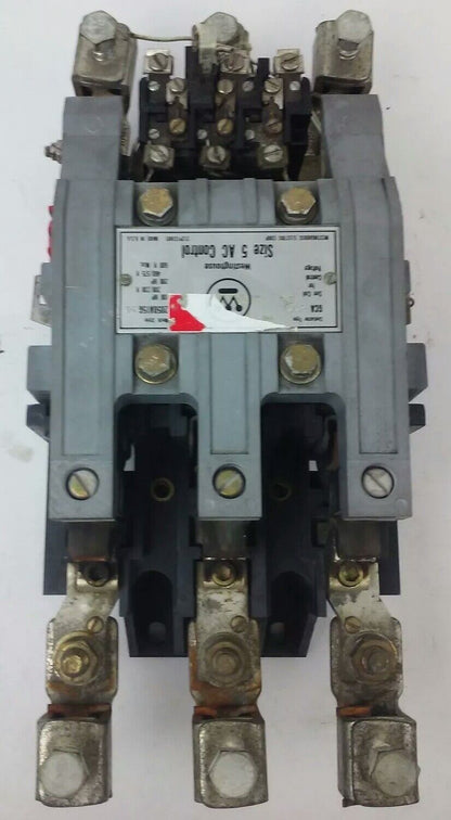 WESTINGHOUSE GCA530 AC CONTACTOR, 200/230V@100HP, 460/575V@200HP, 120V COIL,USED