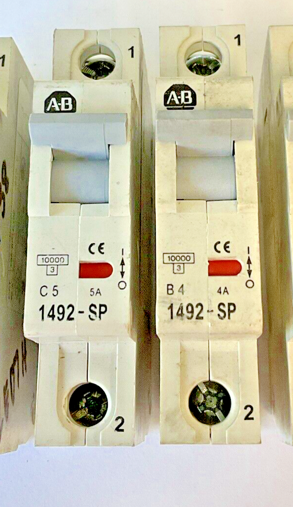ALLEN BRADLEY 1492-SP1 (C020,B030,B040,C050,C100(2X) CIRCUIT BREAKER***LOTOF6***