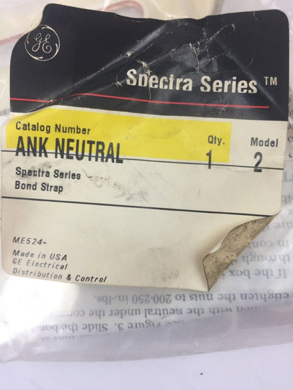 GE ANK NEUTRAL SPECTRA SERIES BOND STRAP MODEL 2