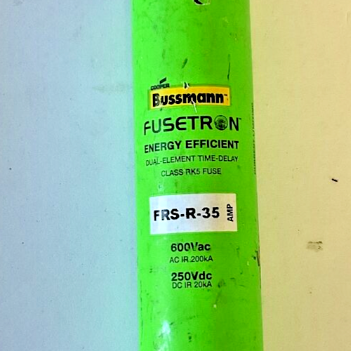 FUSETRON FRS-R-35 FUSE ENERGY EFFICENT RK5 600VAC 250VDC ***LOTOF4****