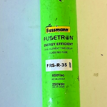 FUSETRON FRS-R-35 FUSE ENERGY EFFICENT RK5 600VAC 250VDC ***LOTOF4****