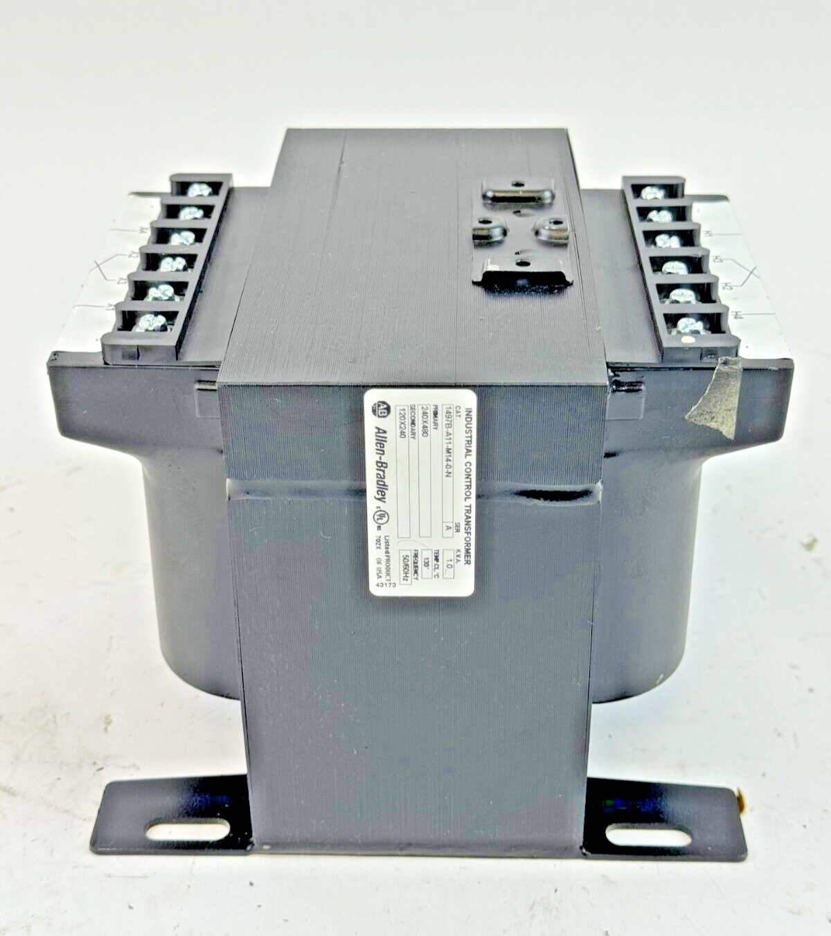 ALLEN-BRADLEY 1497B-A11-M14-0-N INDUSTRIAL CONTROL TRANSFORMER 240-480V 1.0KVA
