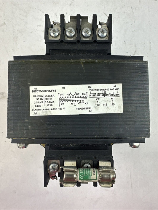 SQUARE D 9070T500D1SF41 TRANSFORMER 0.5kVA