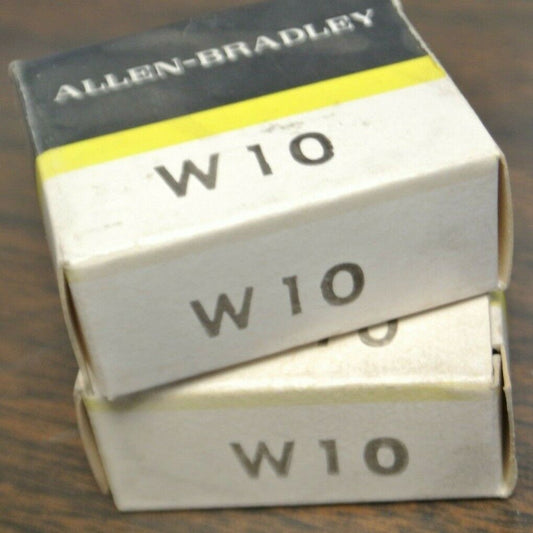 LOT of 2 / ALLEN-BRADLEY W10 THERMAL OVERLOAD HEATER ELEMENT / NEW SURPLUS