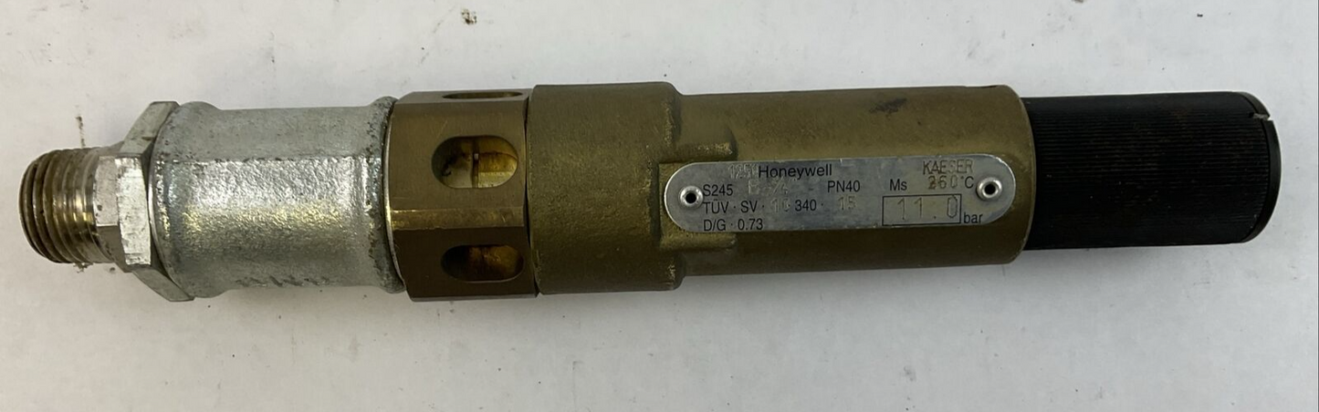 HONEYWELL S245 B-34" SAFETY VALVE 11.0bar 160PSI
