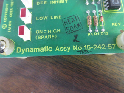 EATON / DYNAMATIC 15-242-57 Rev. A  CES LOGIC INTERFACE INDICATOR BOARD 70-68-53