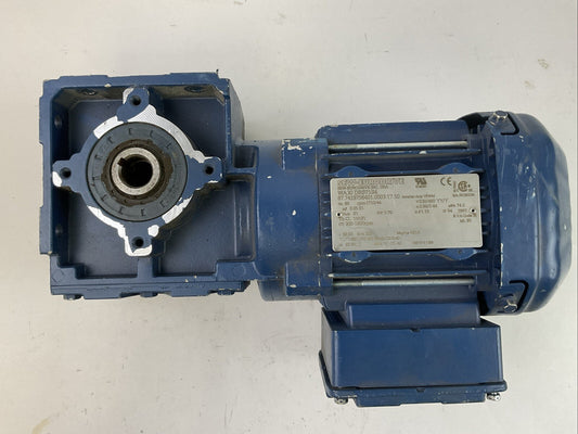 SEW-EURODRIVE WA30 DRS71S4 GEAR MOTOR Hz 60 rpm 1710/44 v230/460 YY/Y