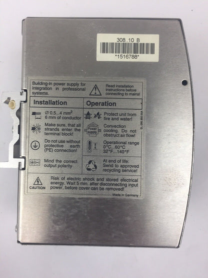 SOLA SDN 4-24-100 POWER SUPPLY 24VDC/4A 115/230VAC 2.0/1.1A 50-60HZ