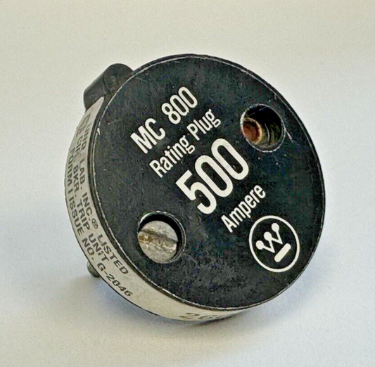 WESTINGHOUSE - MC 800 500A - RATING PLUG - 8MC500 - 500 AMPERE
