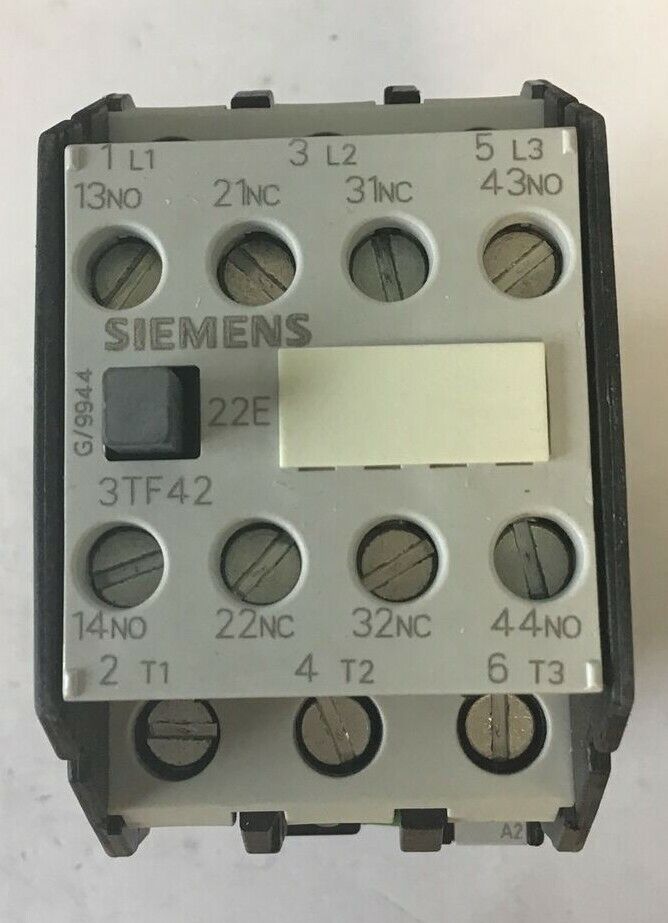 SIEMENS 3TF4222-0BB4 CONTACTOR 30A 600VAC