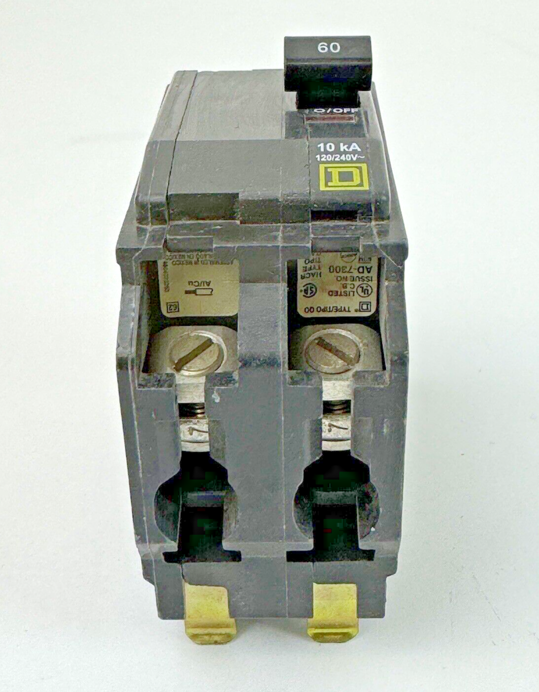 SQUARE D - QO260 - CIRCUIT BREAKER - 2 POLE/60A/240 VAC