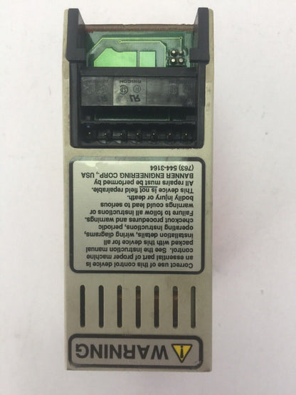 BANNER ES-GA-5A MACHINE SAFETY RELAY 24VDC OR 115VAC 250mA / 100mA